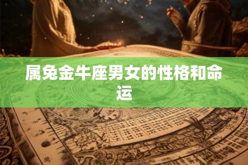 属兔金牛座男女的性格和命运