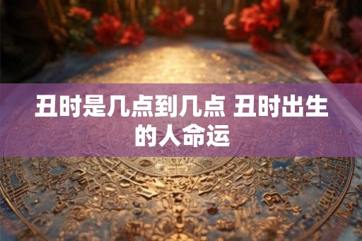 丑时是几点到几点 丑时出生的人命运 丑时是几点到几点 丑时出生的人命运