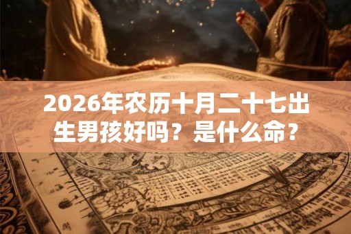 2026年农历十月二十七出生男孩好吗？是什么命？