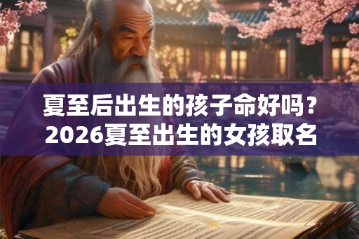 夏至后出生的孩子命好吗？2026夏至出生的女孩取名字