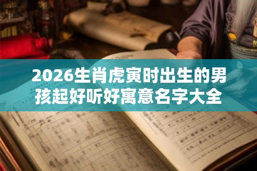 2026生肖虎寅时出生的男孩起好听好寓意名字大全