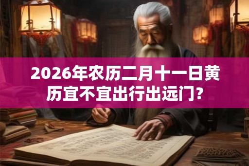 2026年农历二月十一日黄历宜不宜出行出远门？