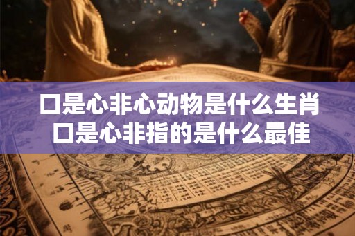 口是心非心动物是什么生肖 口是心非指的是什么最佳动物