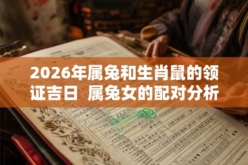 2026年属兔和生肖鼠的领证吉日  属兔女的配对分析