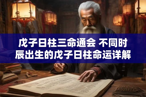 戊子日柱三命通会 不同时辰出生的戊子日柱命运详解 戊子日柱三命通会 不同时辰出生的戊子日柱命运详解