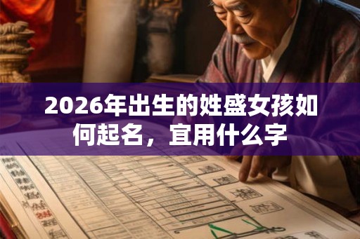 2026年出生的姓盛女孩如何起名，宜用什么字