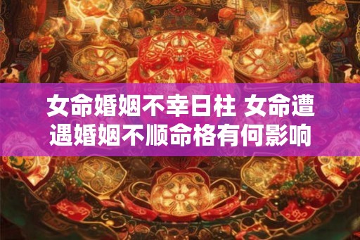 女命婚姻不幸日柱 女命遭遇婚姻不顺命格有何影响 女命婚姻不幸日柱 女命遭遇婚姻不顺命格有何影响