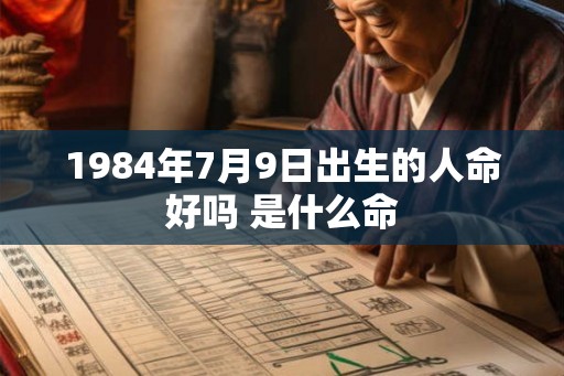 1984年7月9日出生的人命好吗 是什么命