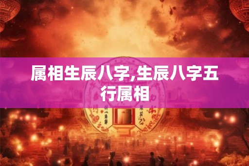 属相生辰八字,生辰八字五行属相