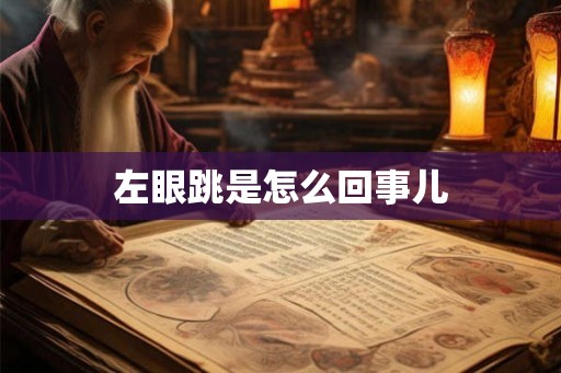 左眼跳是怎么回事儿 左眼跳是怎么回事儿