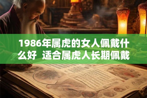 1986年属虎的女人佩戴什么好  适合属虎人长期佩戴的吉祥物