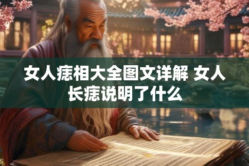 女人痣相大全图文详解 女人长痣说明了什么