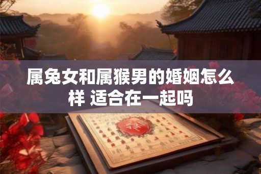 属兔女和属猴男的婚姻怎么样 适合在一起吗
