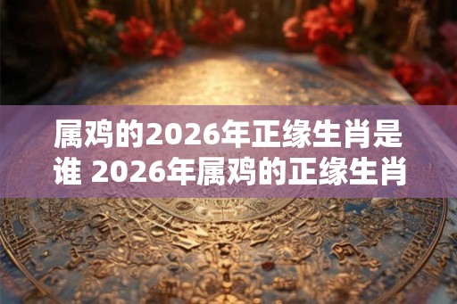 属鸡的2026年正缘生肖是谁 2026年属鸡的正缘生肖为何