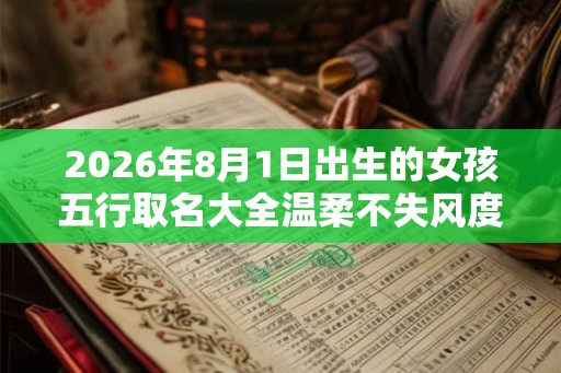 2026年8月1日出生的女孩五行取名大全温柔不失风度