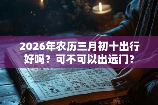 2026年农历三月初十出行好吗？可不可以出远门？