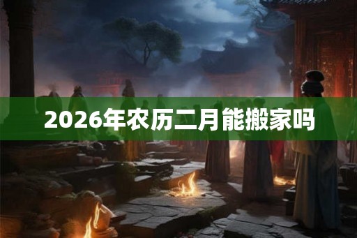 2026年农历二月能搬家吗
