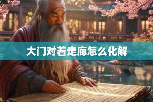 大门对着走廊怎么化解