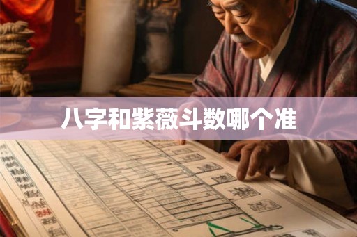 八字和紫薇斗数哪个准