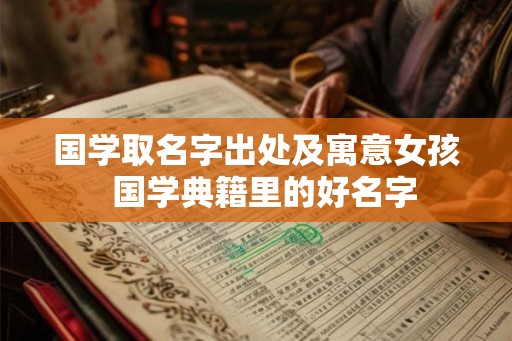 国学取名字出处及寓意女孩  国学典籍里的好名字