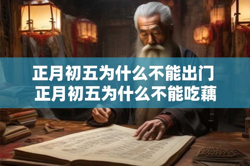 正月初五为什么不能出门 正月初五为什么不能吃藕
