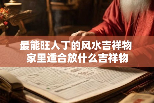 最能旺人丁的风水吉祥物 家里适合放什么吉祥物