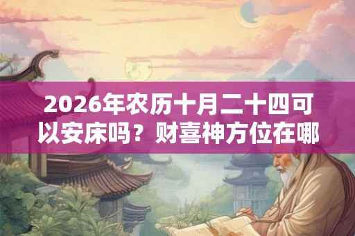 2026年农历十月二十四可以安床吗？财喜神方位在哪？