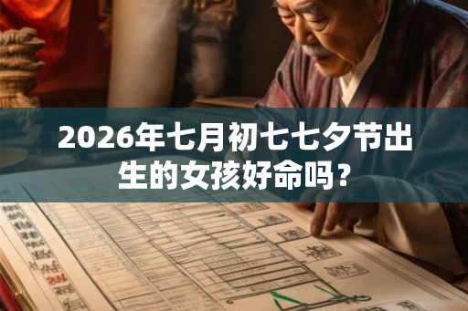 2026年七月初七七夕节出生的女孩好命吗？