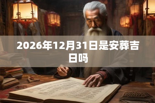 2026年12月31日是安葬吉日吗