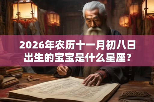 2026年农历十一月初八日出生的宝宝是什么星座? 2026年农历十一月初八日出生的宝宝是什么星座?