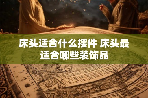 床头适合什么摆件 床头最适合哪些装饰品