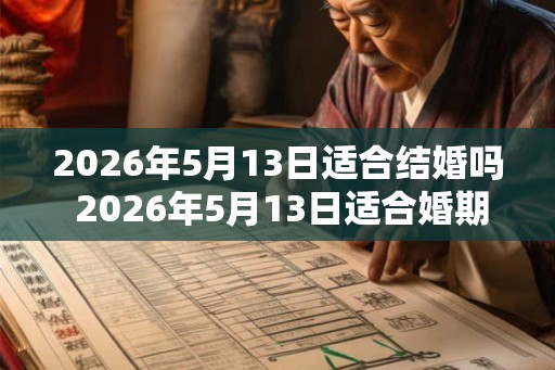 2026年5月13日适合结婚吗 2026年5月13日适合婚期吗