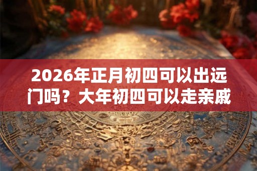 2026年正月初四可以出远门吗？大年初四可以走亲戚吗？