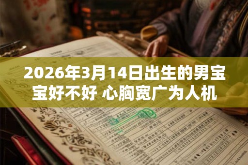 2026年3月14日出生的男宝宝好不好 心胸宽广为人机智