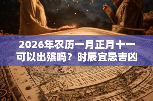 2026年农历一月正月十一可以出殡吗？时辰宜忌吉凶详解！