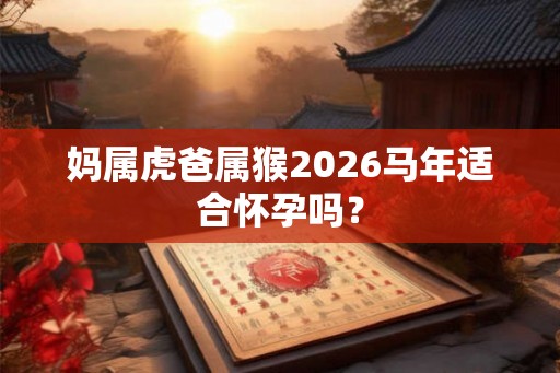 妈属虎爸属猴2026马年适合怀孕吗? 妈属虎爸属猴2026马年适合怀孕吗?