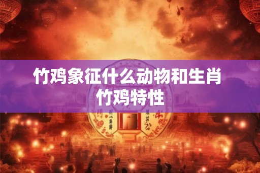 竹鸡象征什么动物和生肖 竹鸡特性