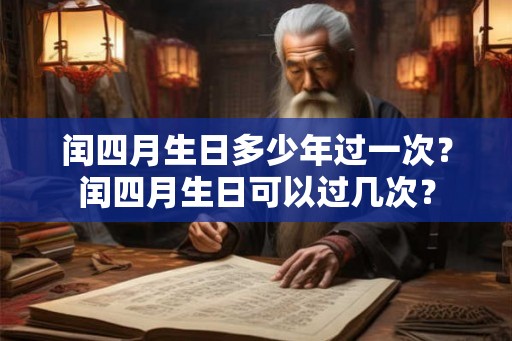 闰四月生日多少年过一次？闰四月生日可以过几次？