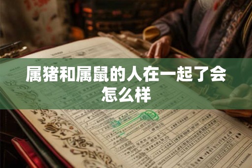 属猪和属鼠的人在一起了会怎么样