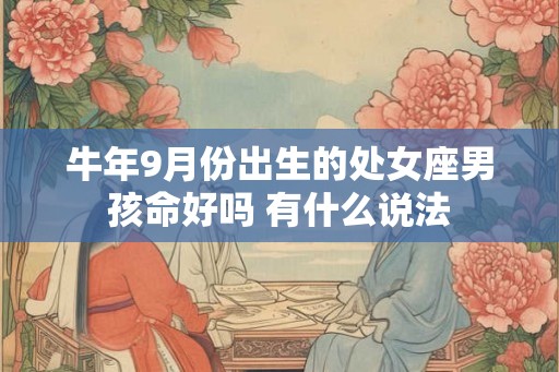 牛年9月份出生的处女座男孩命好吗 有什么说法