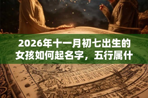 2026年十一月初七出生的女孩如何起名字，五行属什么