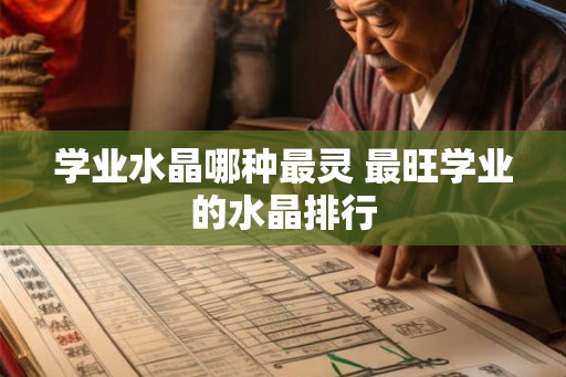 学业水晶哪种最灵 最旺学业的水晶排行