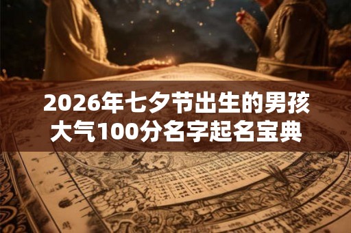 2026年七夕节出生的男孩大气100分名字起名宝典 2026年七夕节出生的男孩大气100分名字起名宝典
