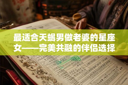 最适合天蝎男做老婆的星座女——完美共融的伴侣选择