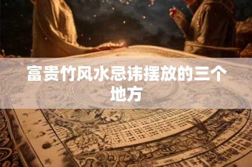 富贵竹风水忌讳摆放的三个地方