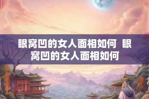 眼窝凹的女人面相如何 眼窝凹的女人面相如何 眼窝凹的女人面相如何 眼窝凹的女人面相如何