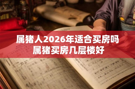 属猪人2026年适合买房吗 属猪买房几层楼好