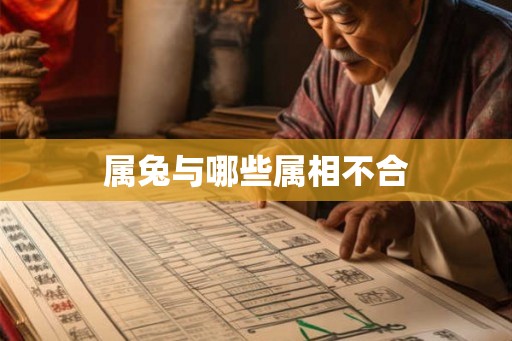 属兔与哪些属相不合