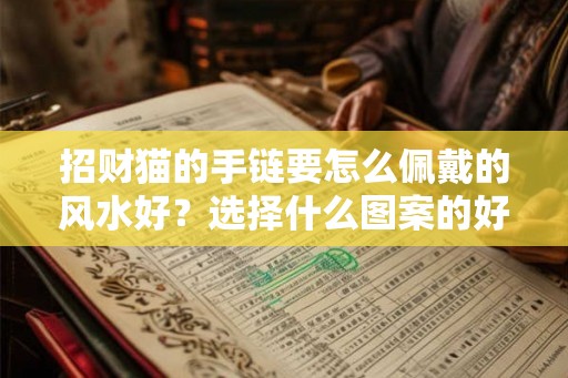 招财猫的手链要怎么佩戴的风水好？选择什么图案的好？