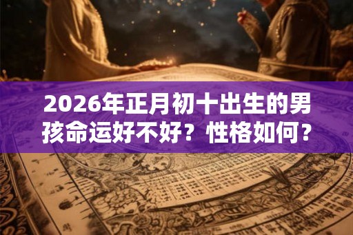 2026年正月初十出生的男孩命运好不好？性格如何？